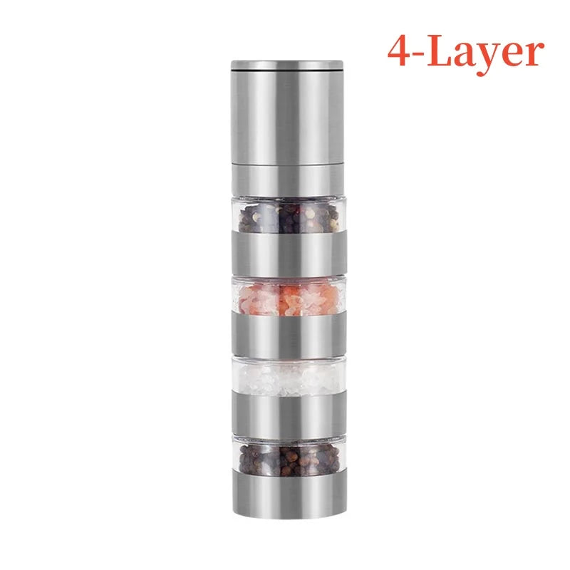Multi-layer Stacked Pepper Mill - STEEL