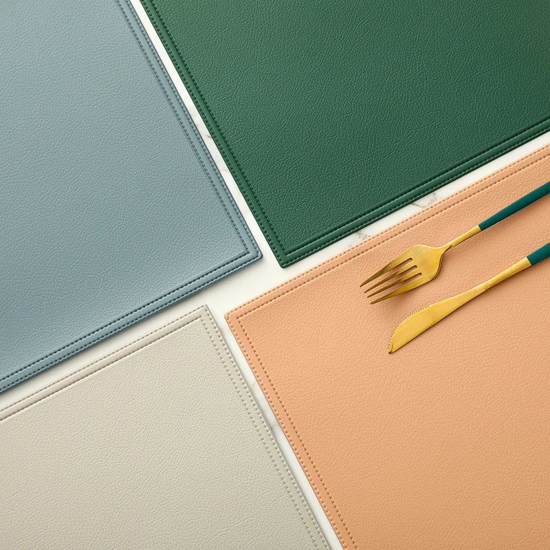Faux Leather Placemat Waterproof Heat-insulating - COLORI