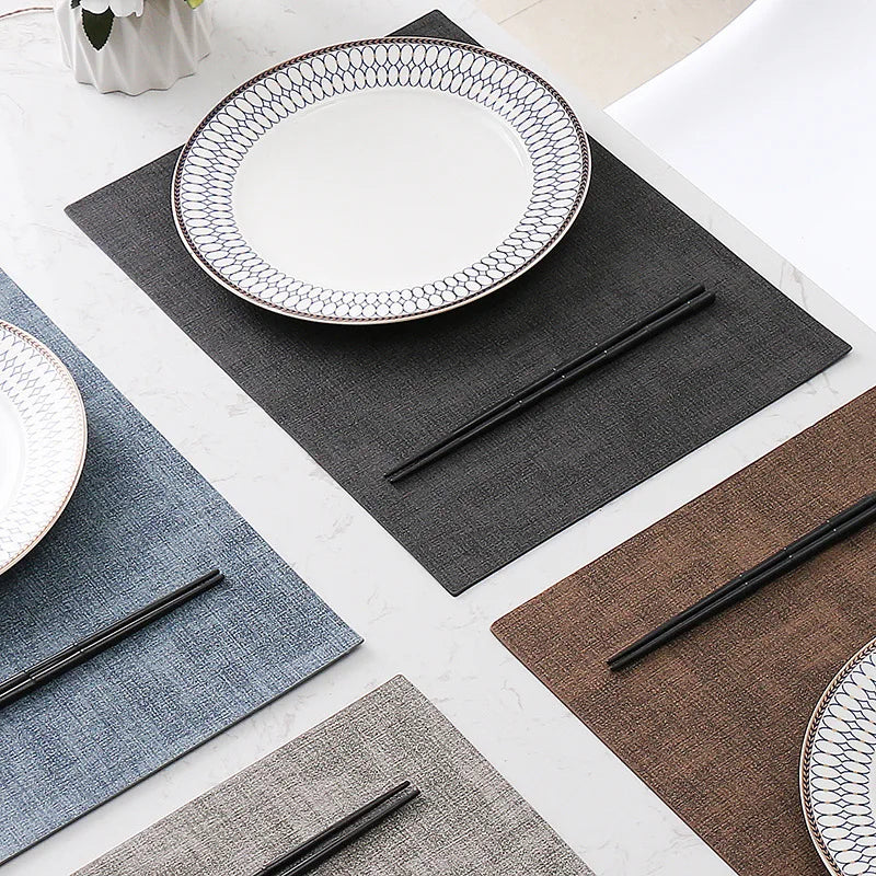 Faux Leather Placemat Waterproof Heat-insulating - COLORI