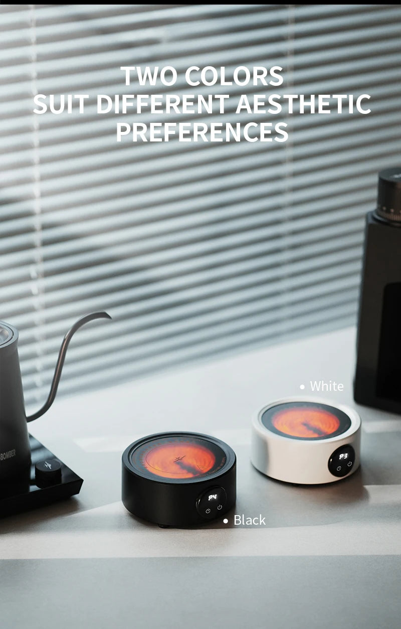 Mini Electric Coffee moka - WHITE