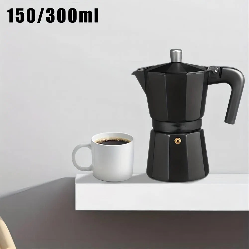 Moka Pot Stovetop - BLACK