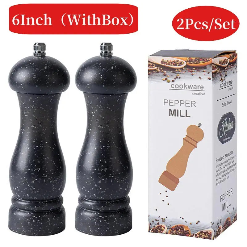 6-Inch Sets Salt Spice Mill - MARBLE