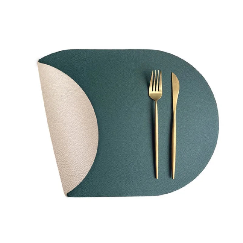 Oval Reversible Faux Leather Placemats - OVALE