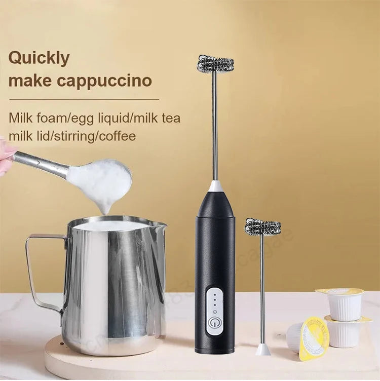 Electric Milk Frother Rechargeable  - MINI MULE