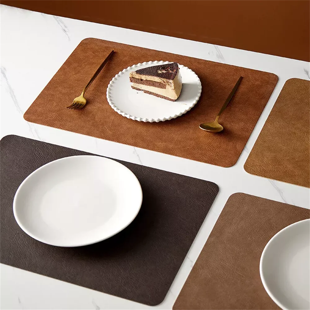 Faux Leather Placemats Set - CUOIO