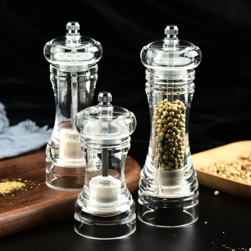 Spice Mill Salt and Pepper grinder - CLEAR