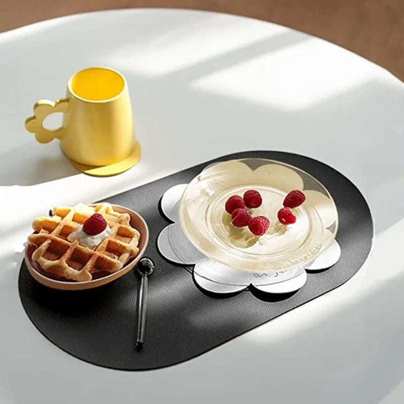 Oval Reversible Faux Leather Placemats - OVALE