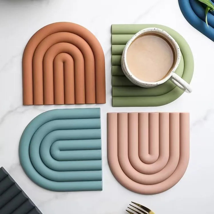 Silicone Table Mat Coaster - COLORS