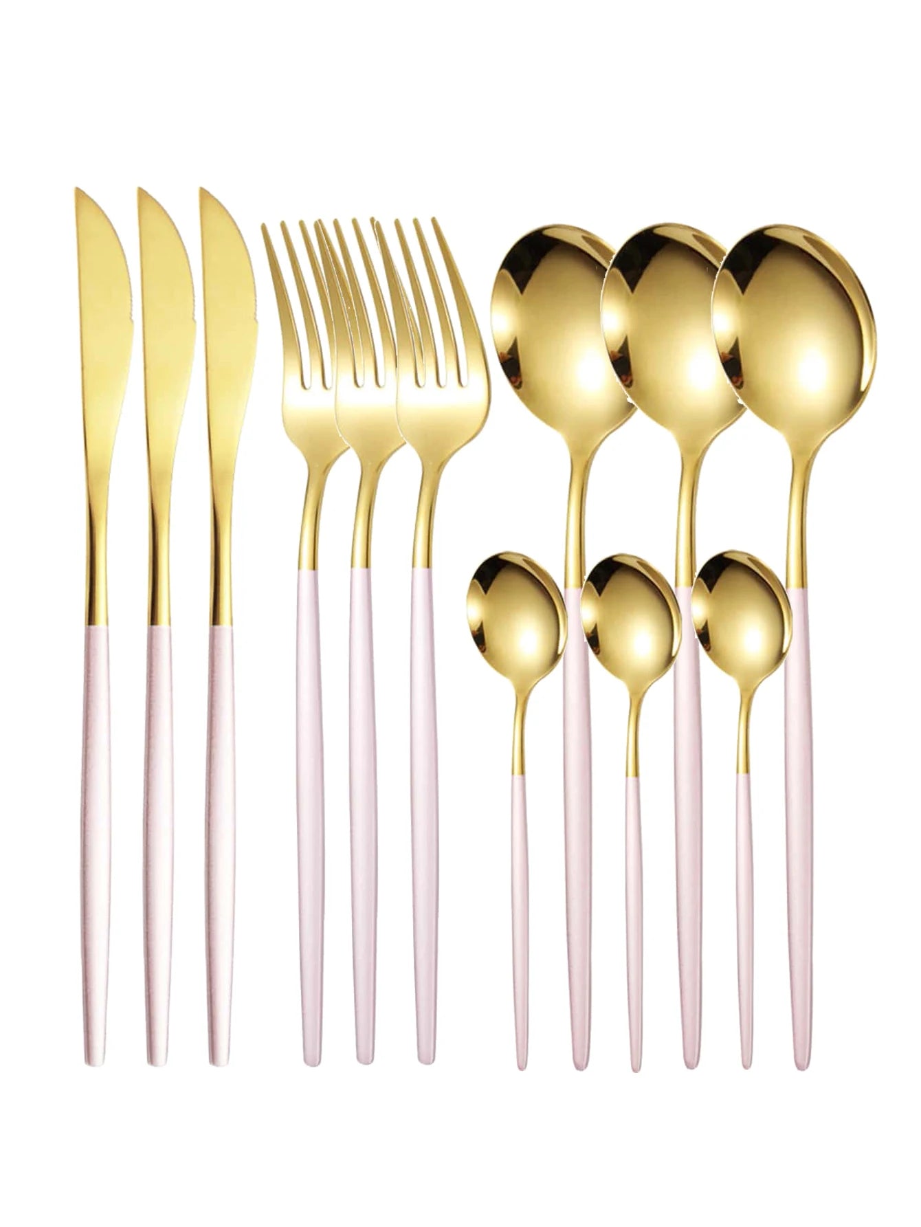 12pc Thin stainless steel cutlery set - PORTUGAL