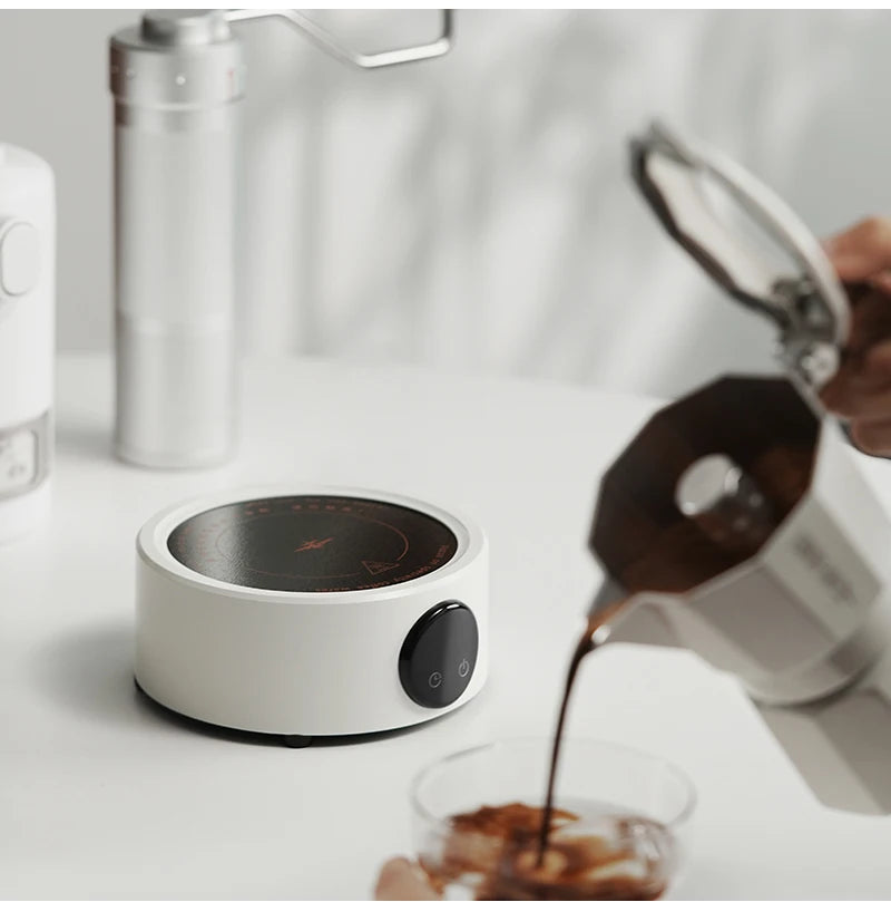 Mini Electric Coffee moka - WHITE