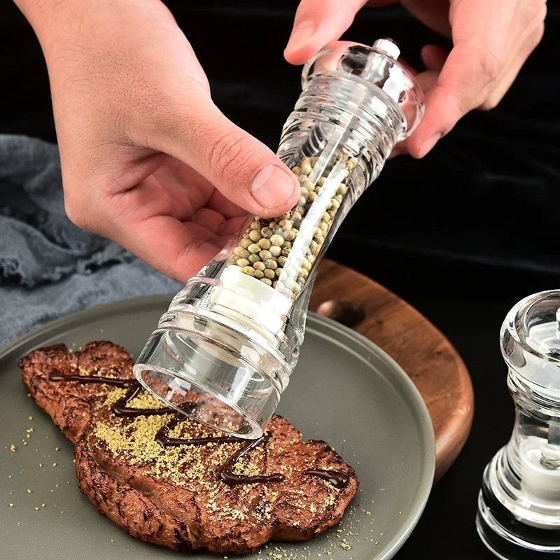 Spice Mill Salt and Pepper grinder - CLEAR