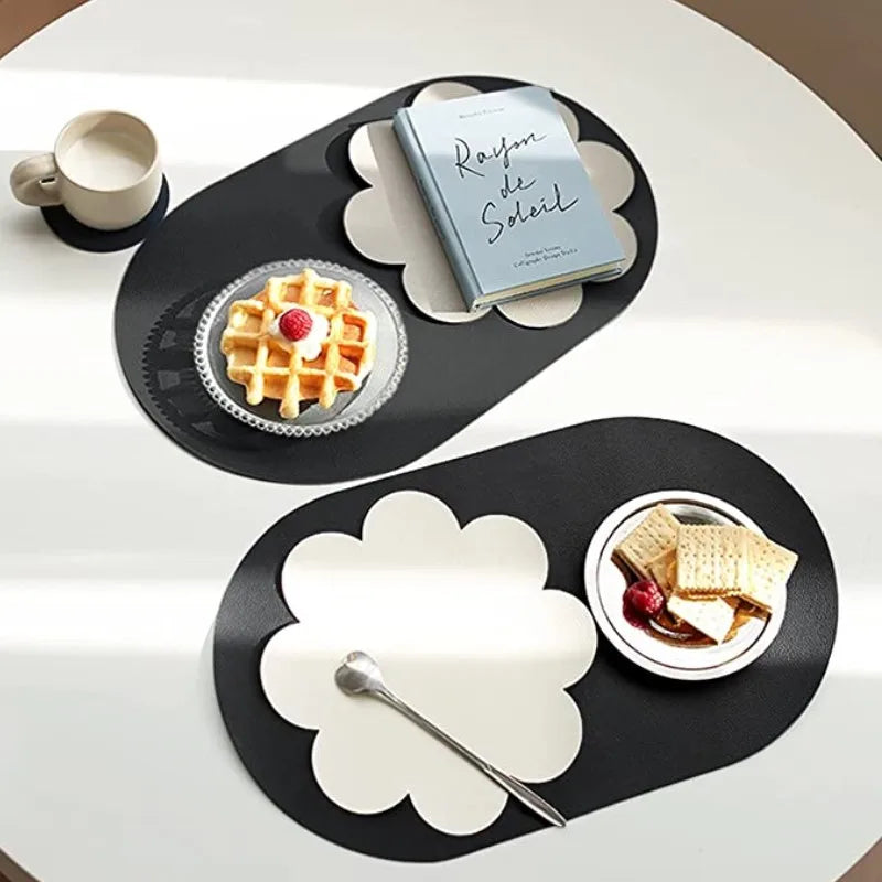 Oval Reversible Faux Leather Placemats - OVALE