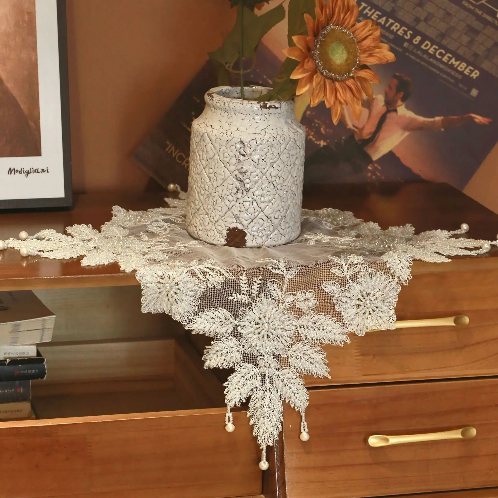 High Quality Lace Embroidery Placemat - PIZZO