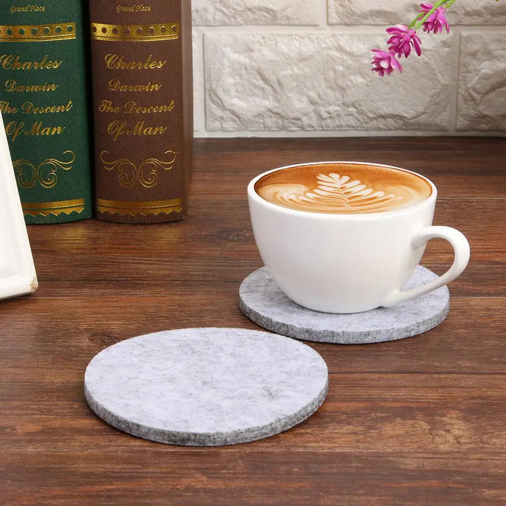 11pcs Round Felt Coaster - TONDO