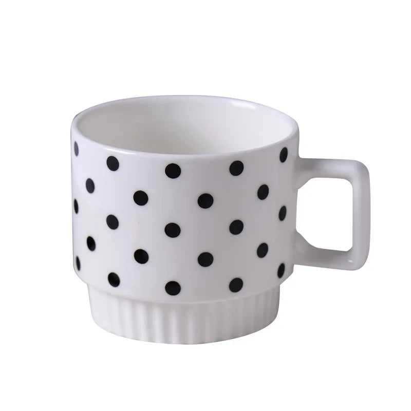 1PCS Designer Ceramic Mug - B&W MOTIF