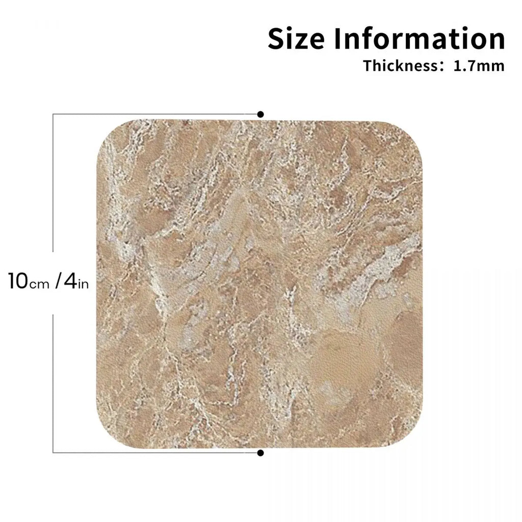 Cream Beige Sand Stone Coasters - SABBIA
