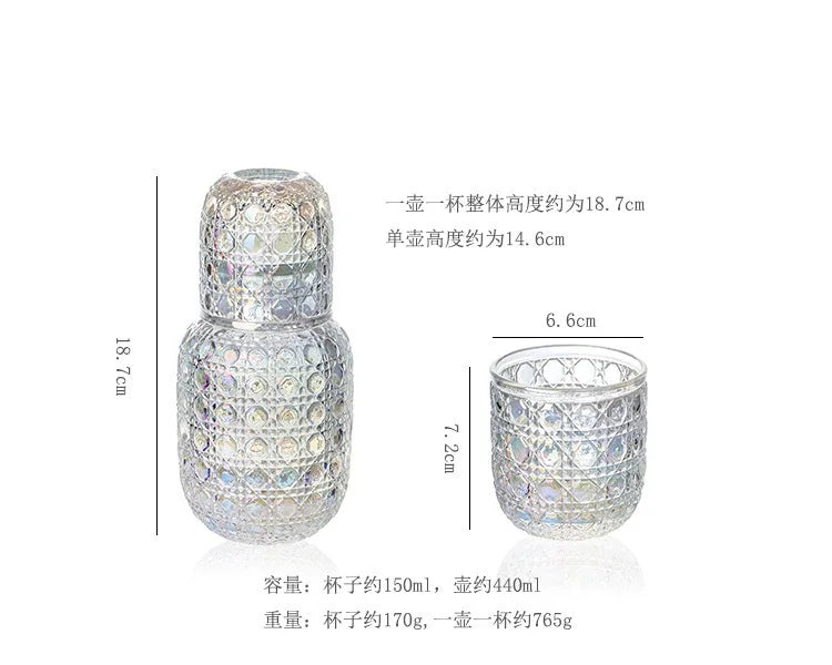 Embossed gem pattern jug - CARAFFA