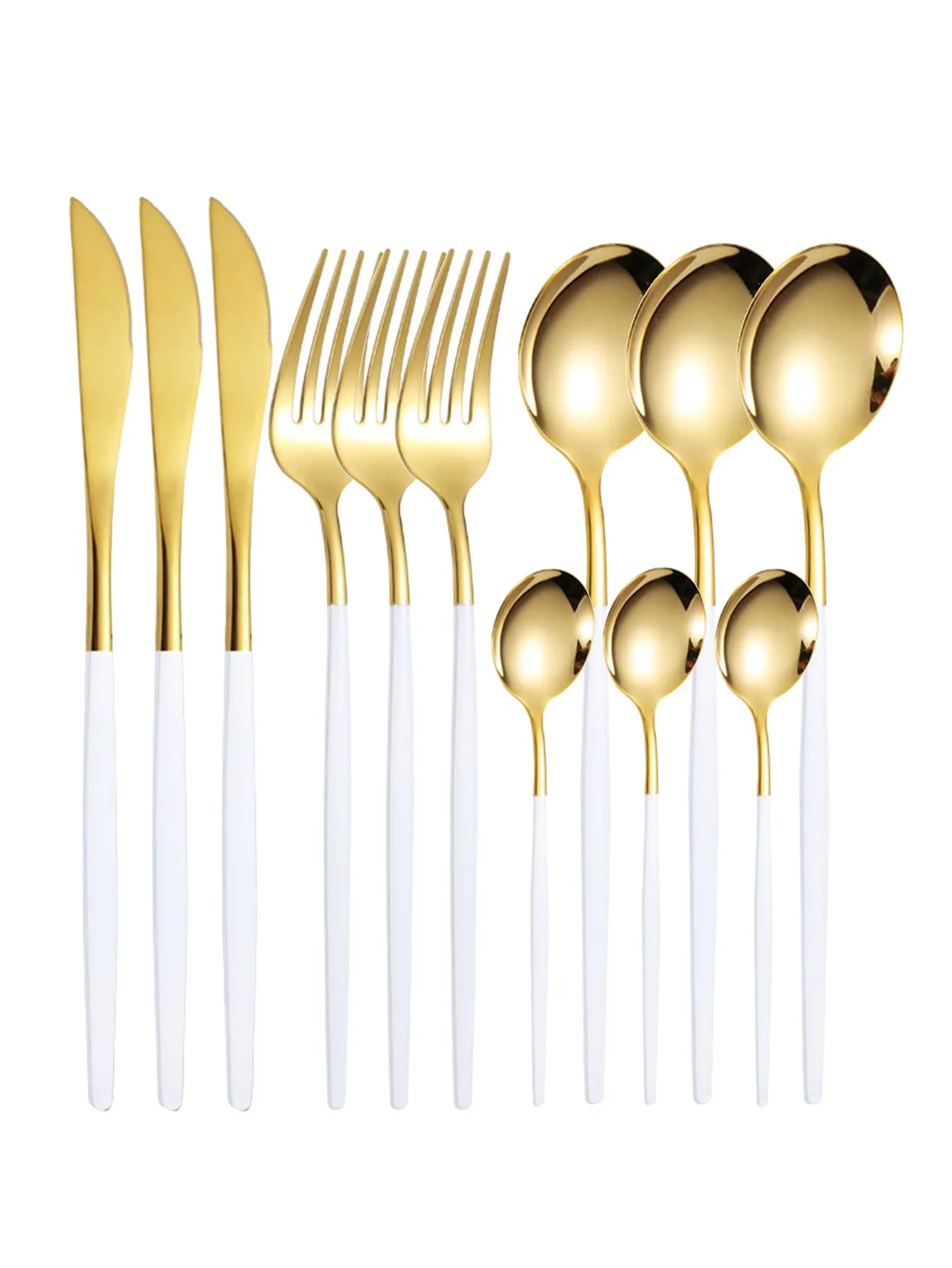 12pc Thin stainless steel cutlery set - PORTUGAL