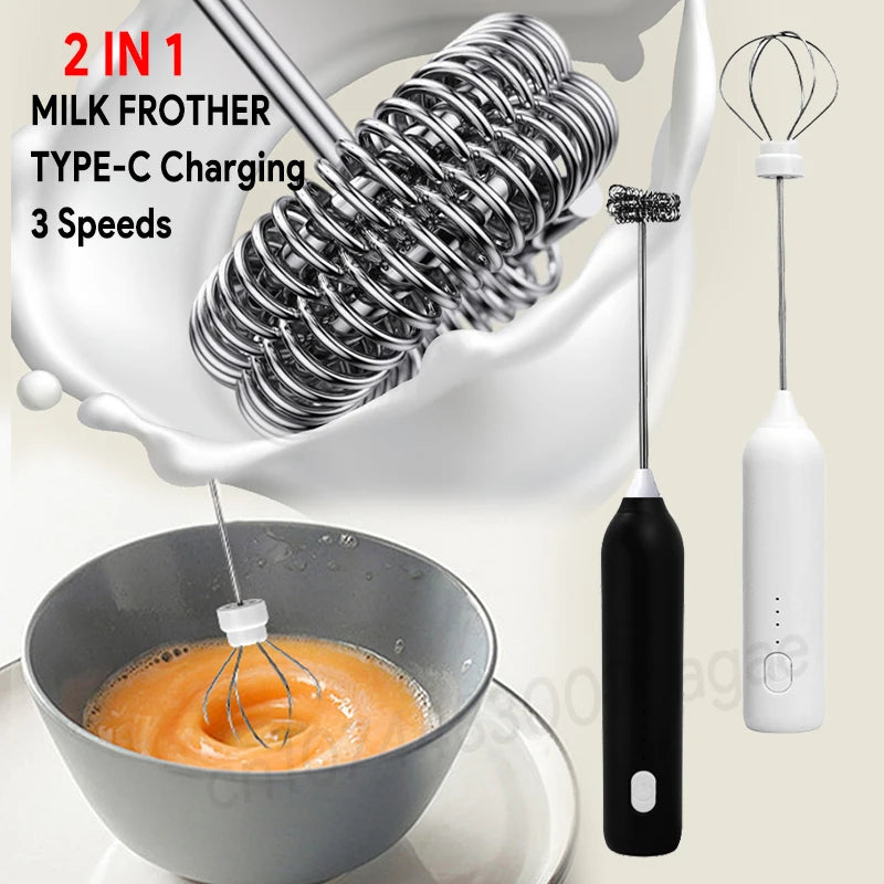 Electric Milk Frother Rechargeable  - MINI MULE