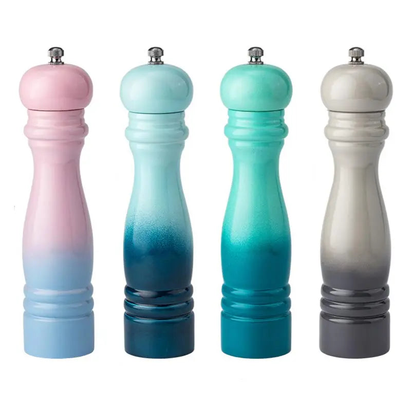 Gradient Colored Salt Pepper Grinder Set Spice Shaker - SFUMATO