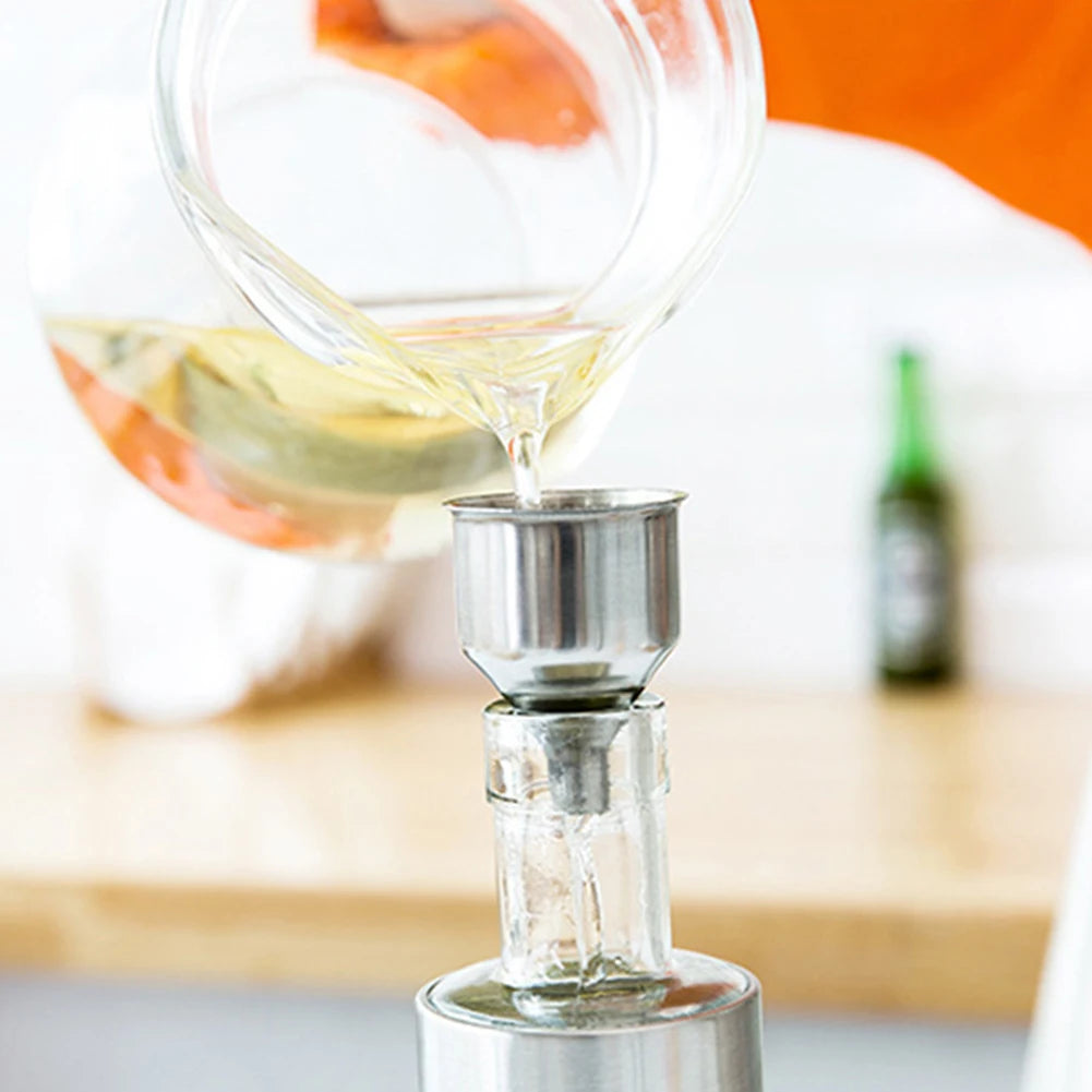 Stainless Steel Oil Bottle No-drip - DISPENSA