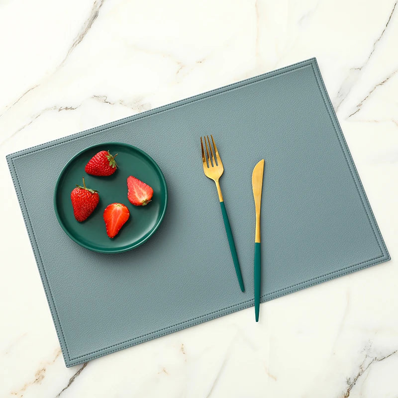 Faux Leather Placemat Waterproof Heat-insulating - COLORI