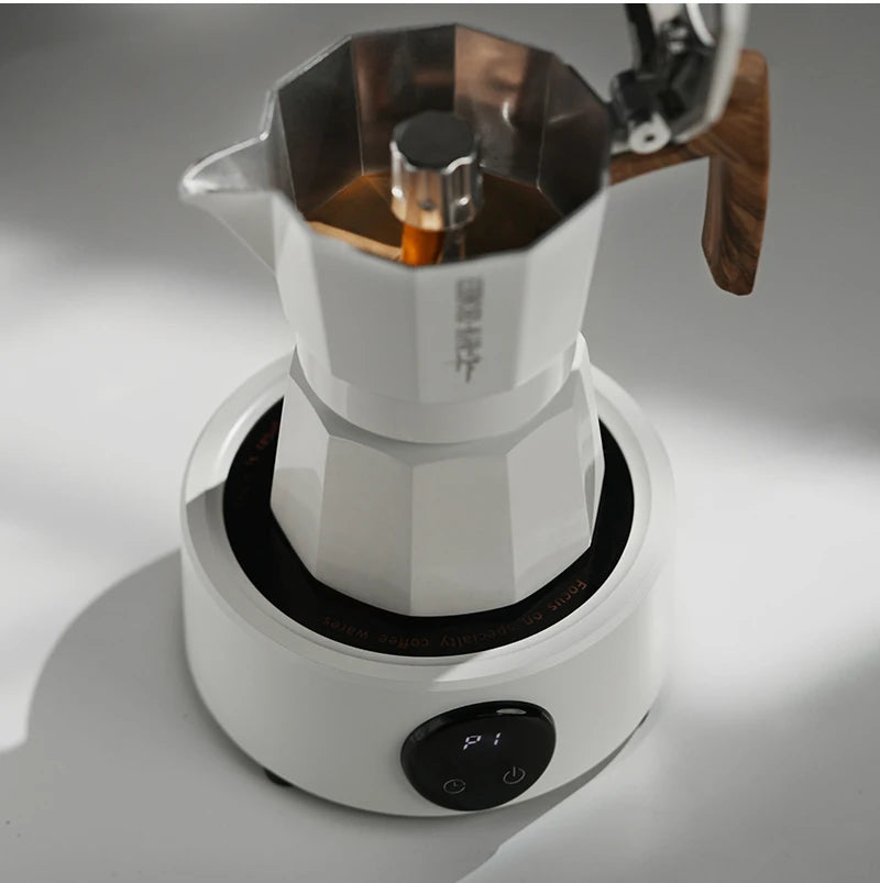Mini Electric Coffee moka - WHITE