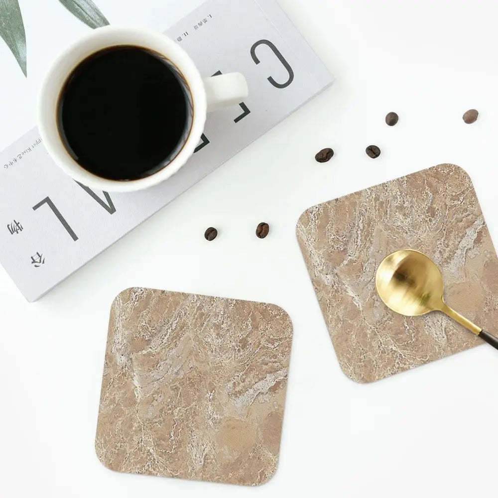 Cream Beige Sand Stone Coasters - SABBIA