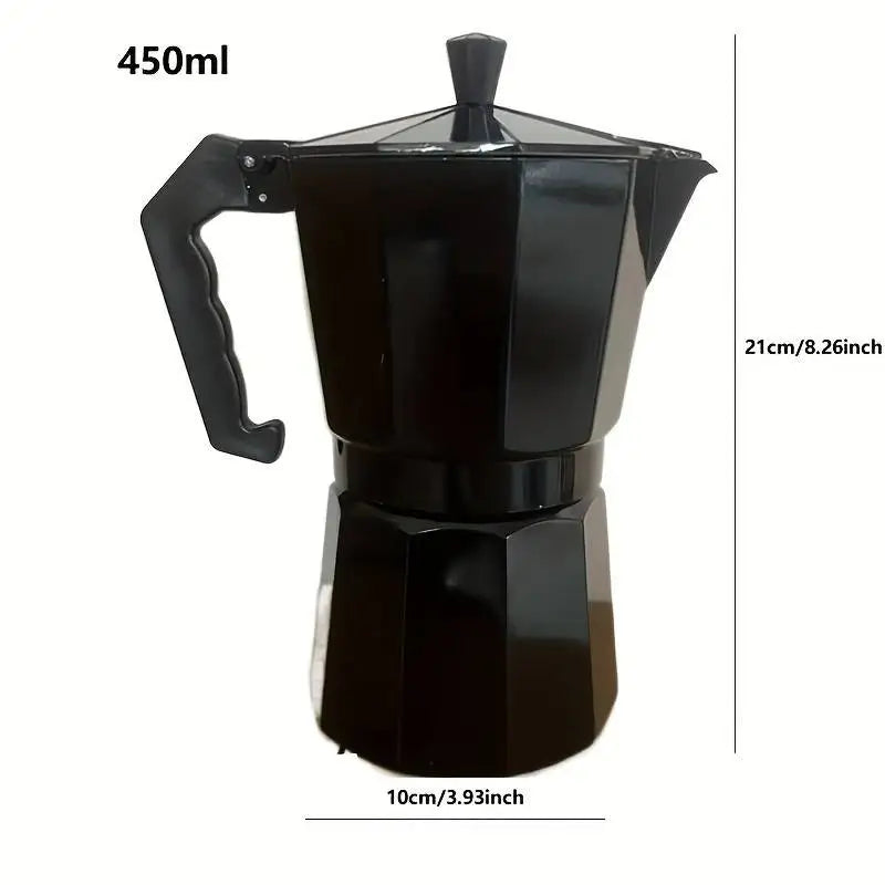 Moka Pot Stovetop - BLACK