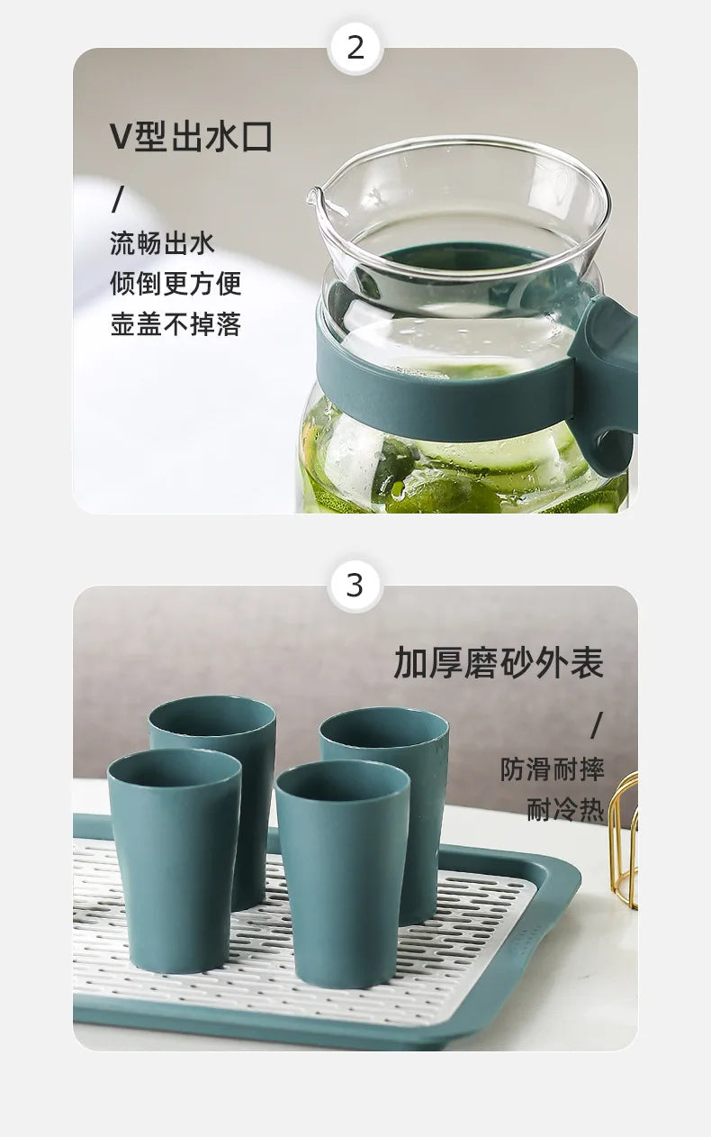 Glass Water Kettles Large Capacity - DOOR