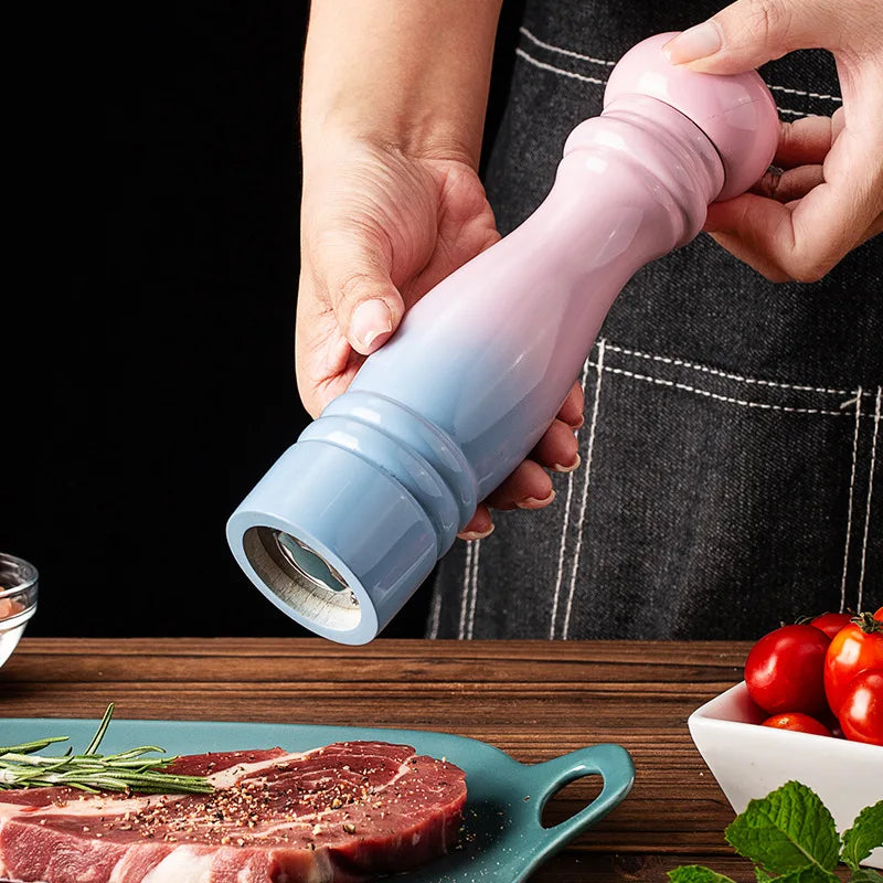 Gradient Colored Salt Pepper Grinder Set Spice Shaker - SFUMATO