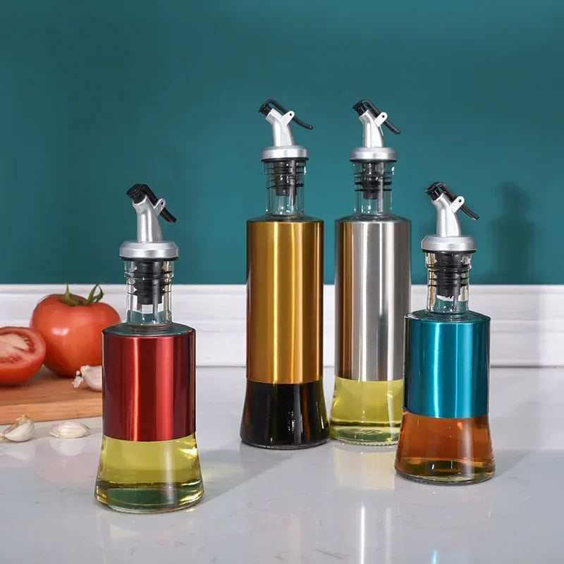 Stainless Steel Oil Bottle No-drip - DISPENSA