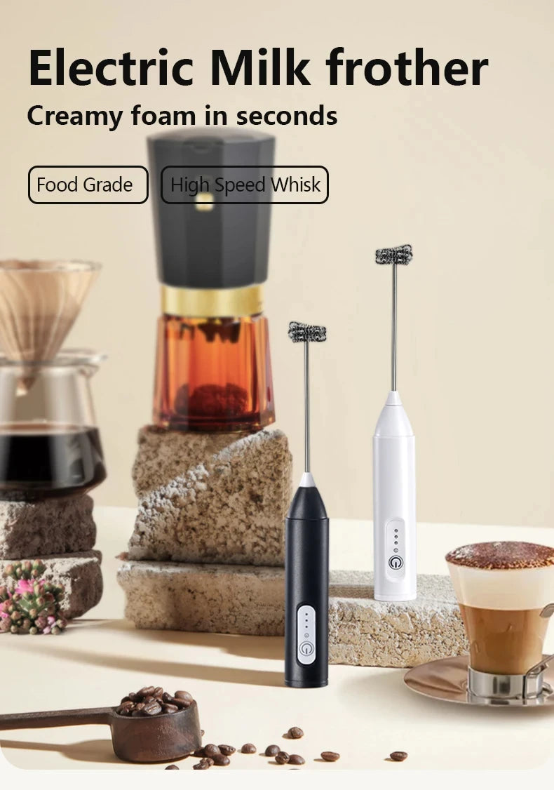 Mule Electric Milk Frother Mini Whisk - HANDHELD WHISK