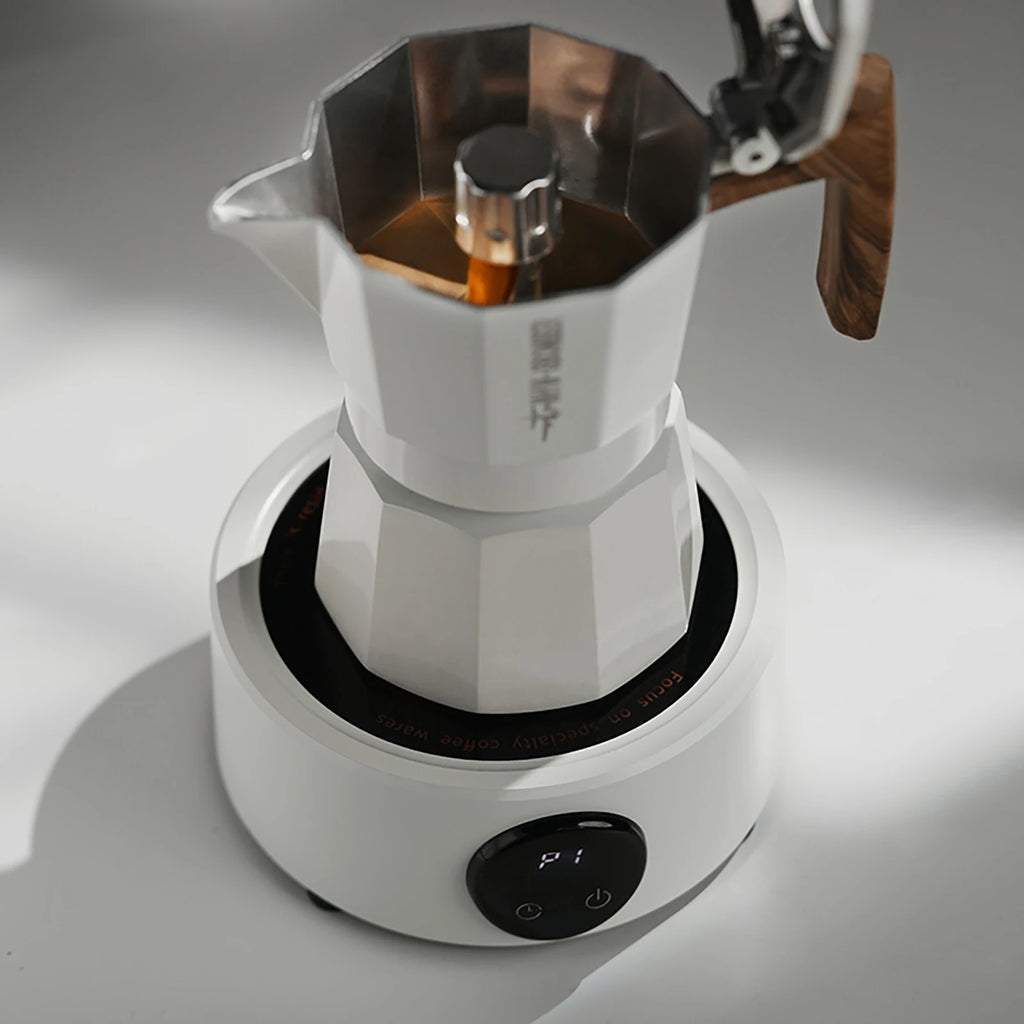 Mini Electric Coffee moka - WHITE