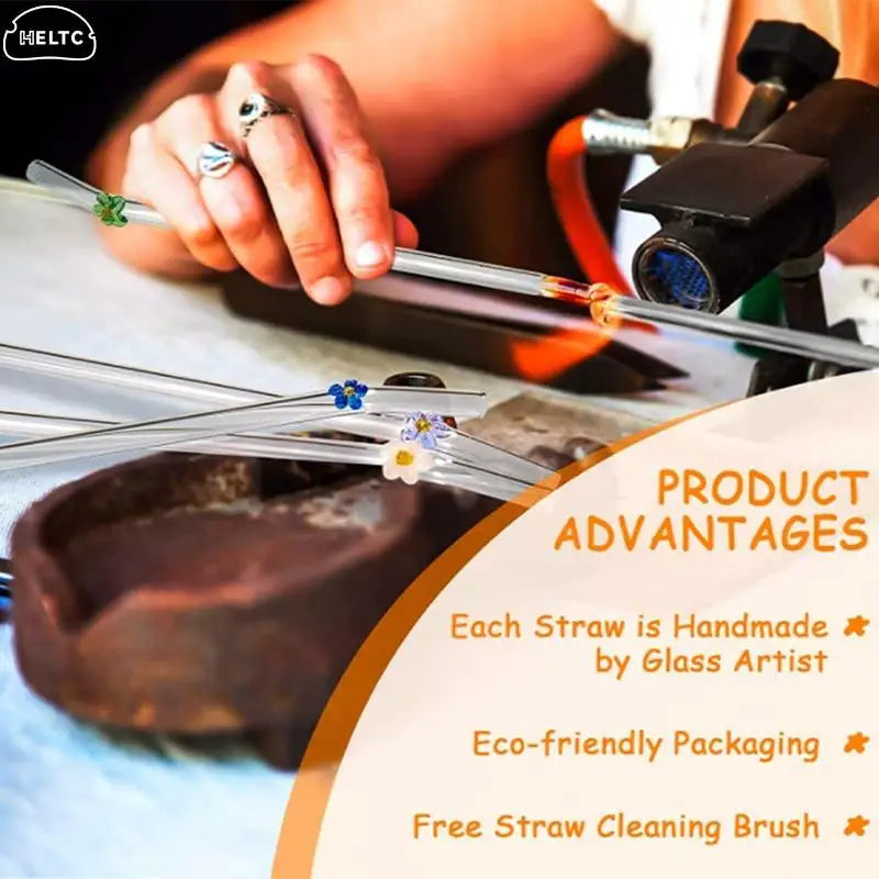 Cute Borosilicate Glass Drinking Straw - PICCI