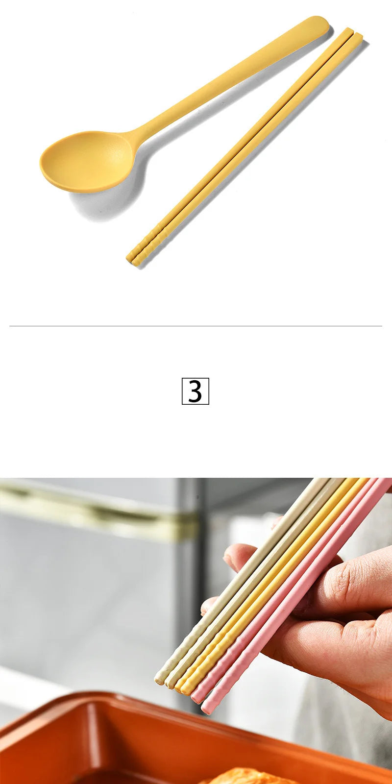 2/8Pcs Silicone Flatware Cutlery Set - CUCCI