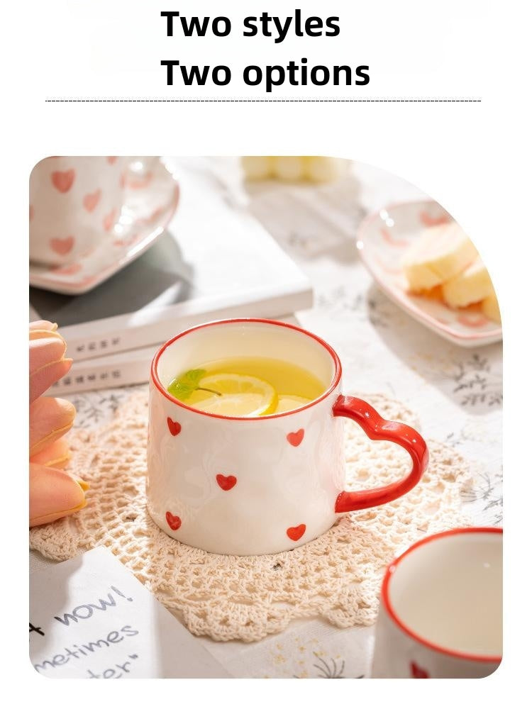 Hand Painted Love Mug - ROMANTIC
