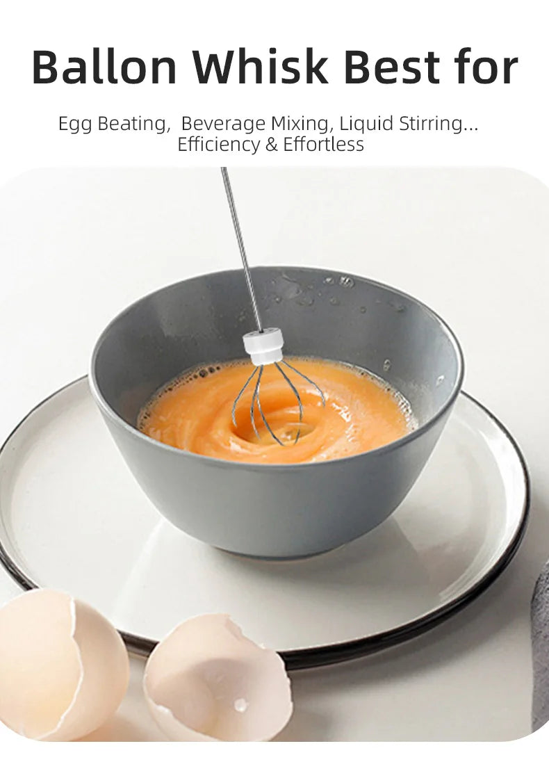 Electric Milk Frother Rechargeable  - MINI MULE
