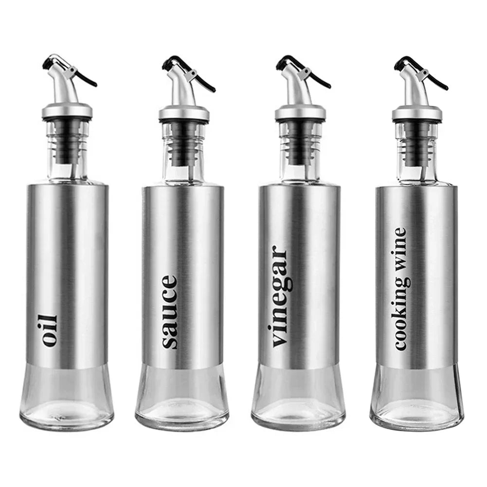Stainless Steel Oil Bottle No-drip - DISPENSA