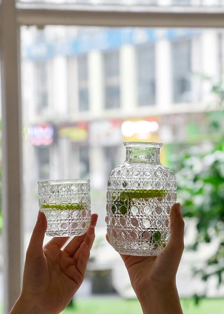 Embossed gem pattern jug - CARAFFA