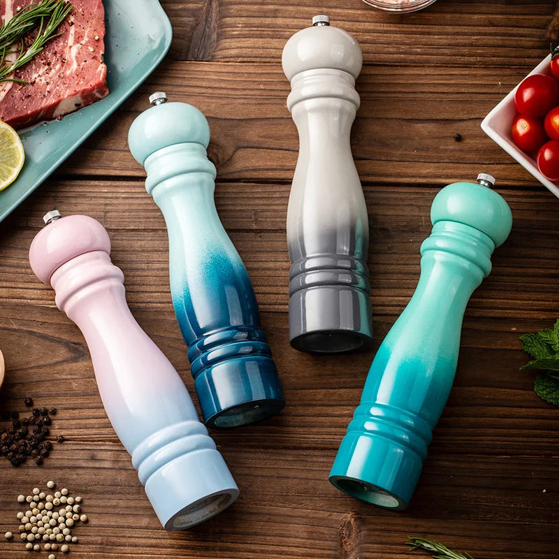 Gradient Colored Salt Pepper Grinder Set Spice Shaker - SFUMATO