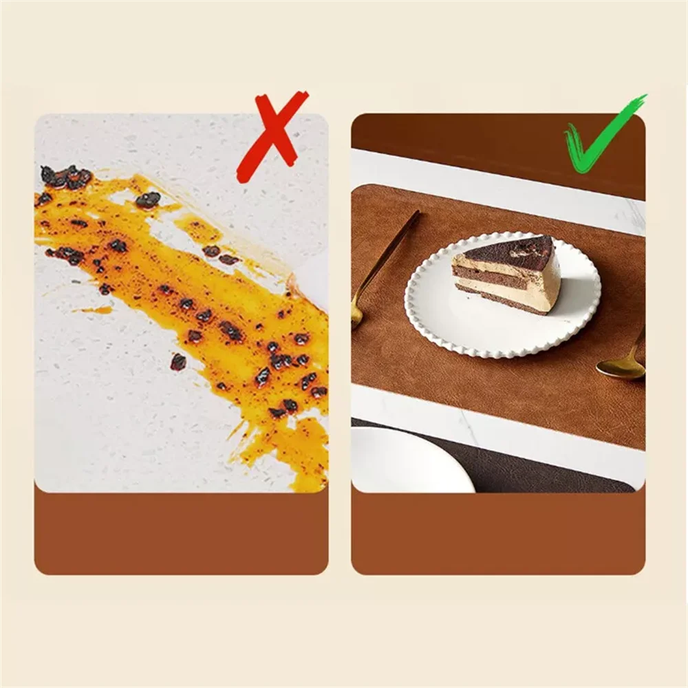 Faux Leather Placemats Set - CUOIO