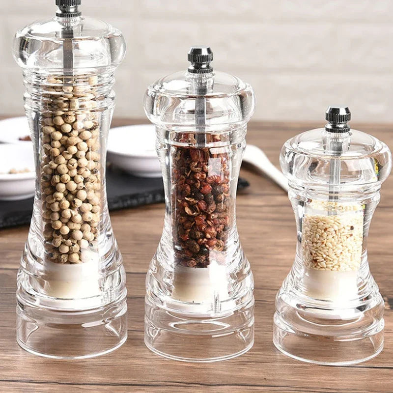 Spice Mill Salt and Pepper grinder - CLEAR