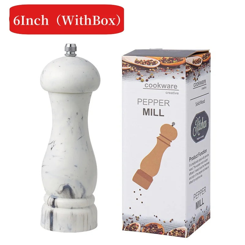 6-Inch Sets Salt Spice Mill - MARBLE