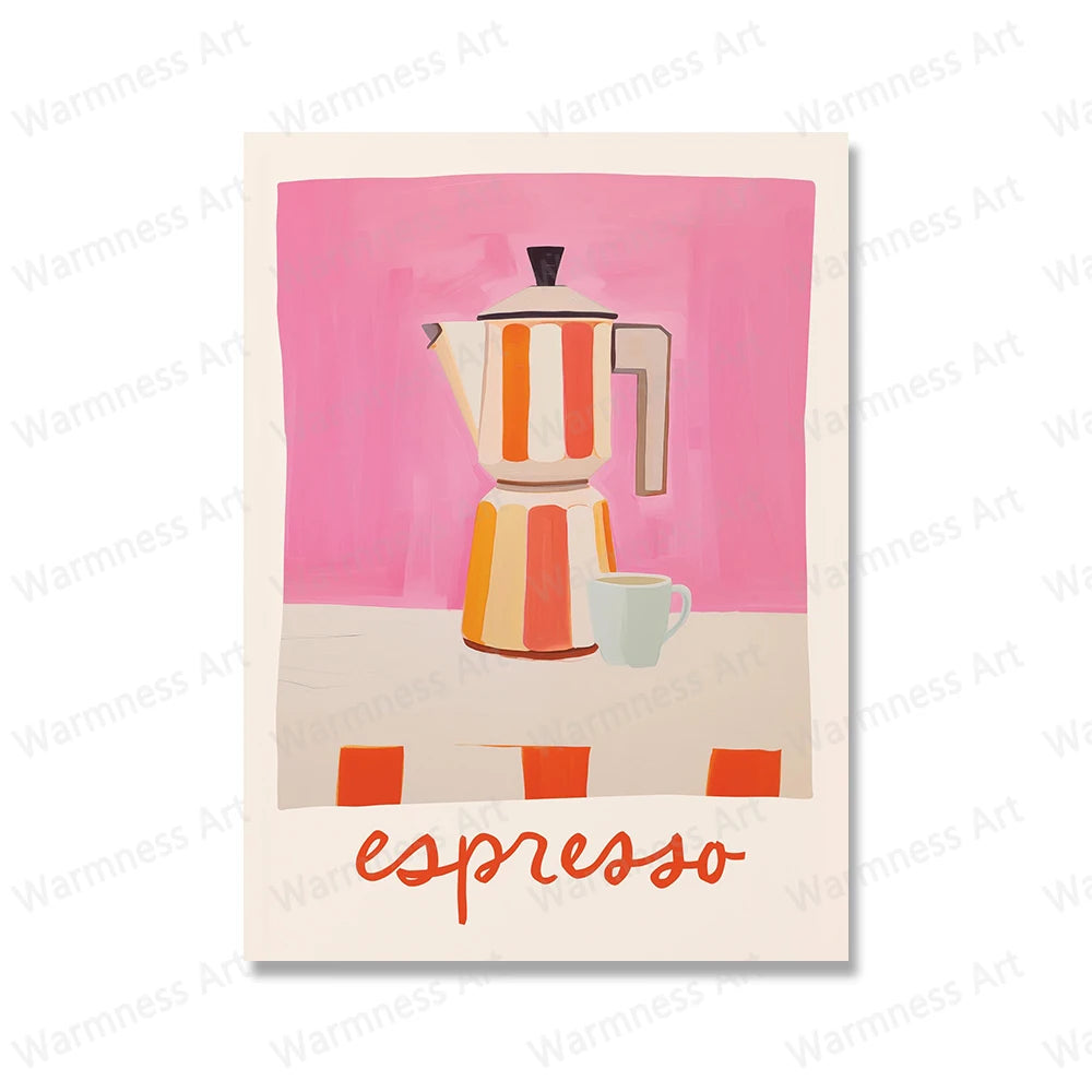 Italian Quotes Coffee Wall Art - BUON GIORNO