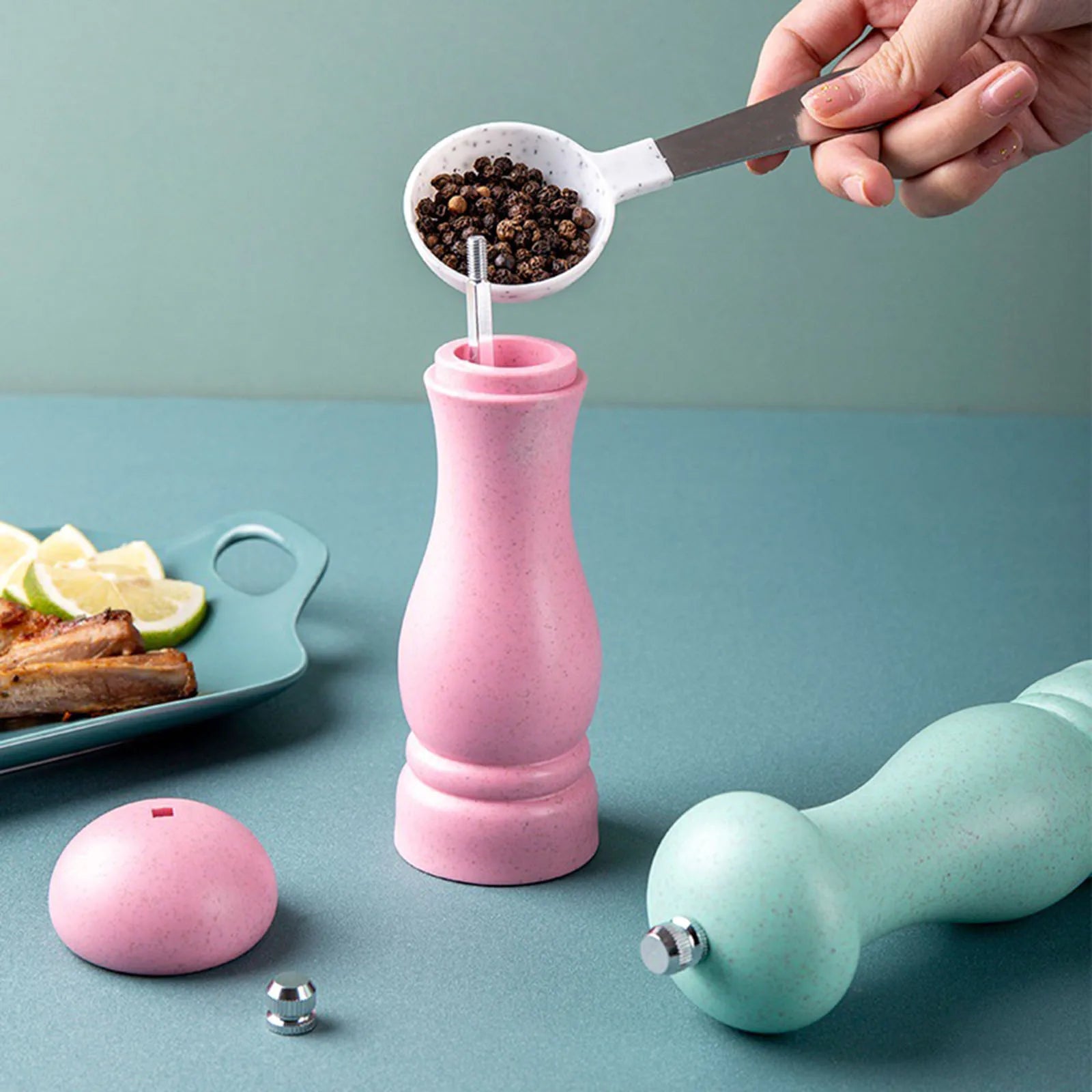 Pastel Pepper or Salt Grinder - CONFETTI
