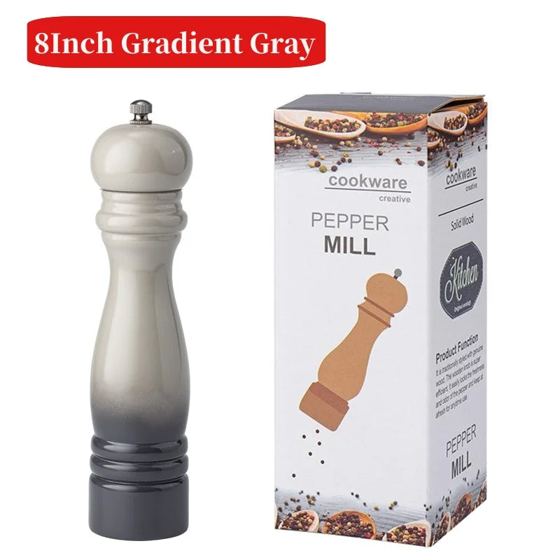 Gradient Colored Salt Pepper Grinder Set Spice Shaker - SFUMATO