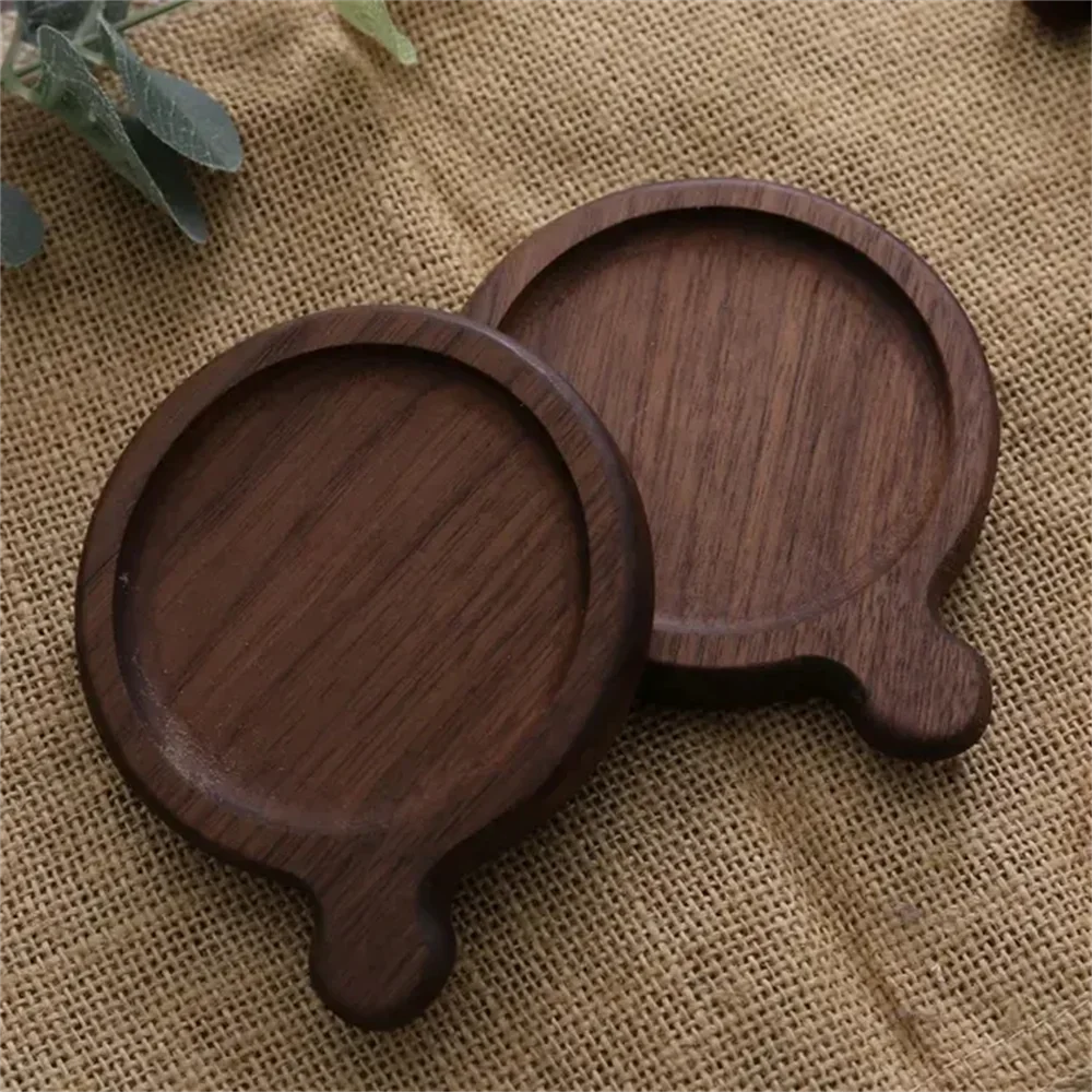 1PCS Solid Wood Coaster