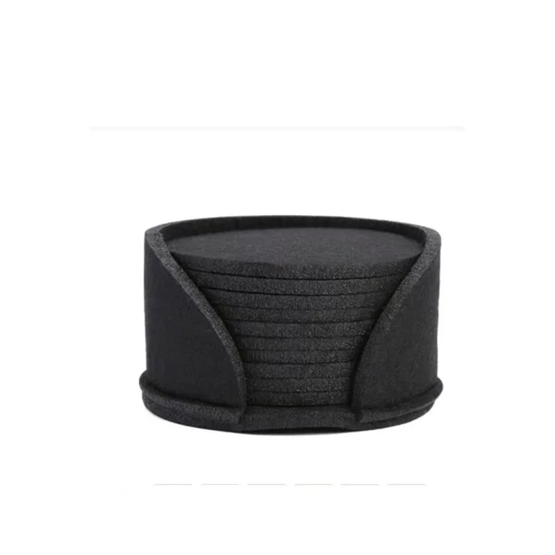 11pcs Round Felt Coaster - TONDO