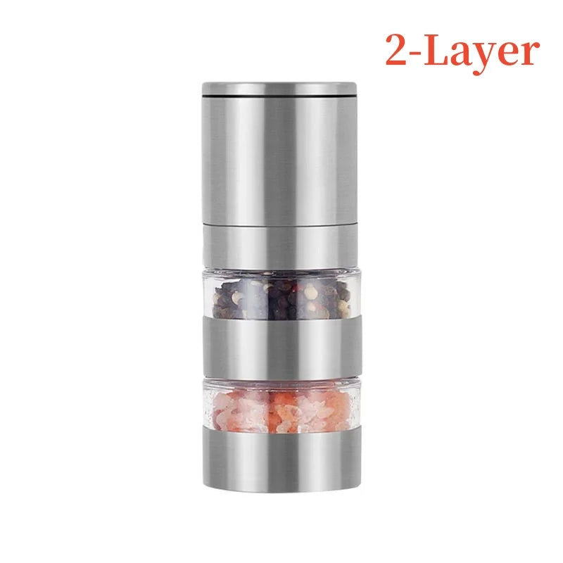 Multi-layer Stacked Pepper Mill - STEEL
